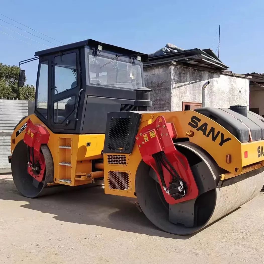 i̇kinci el sany çift tamburlu yol silindiri yzc13c yol i̇nşaat makinaları